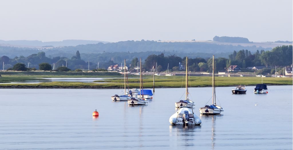 Evening's quiet mooring